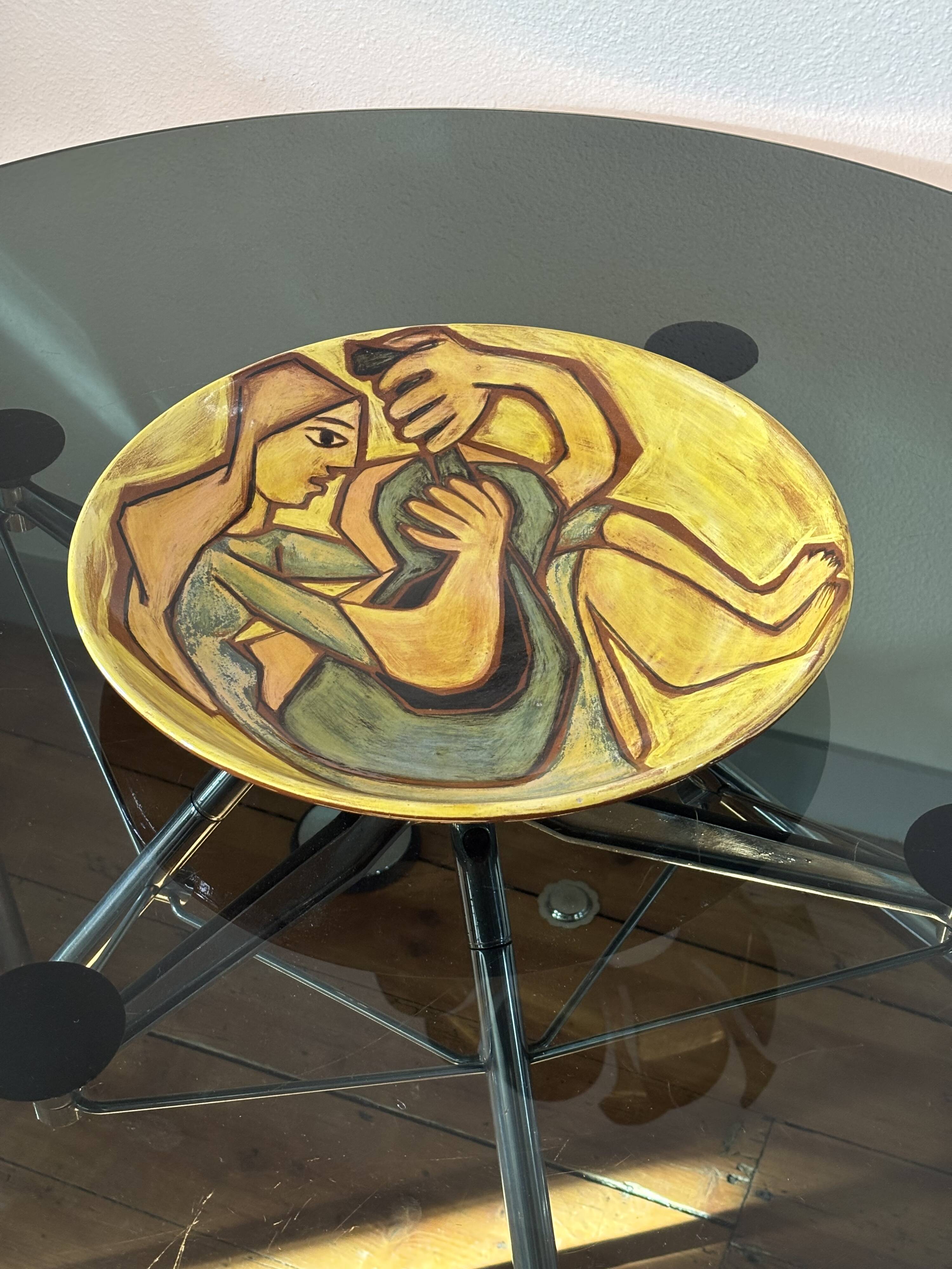 Large dish Jacques Poussine St Vicents 1950