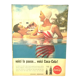 A Coca Cola paper advertisement