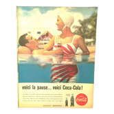A Coca Cola paper advertisement