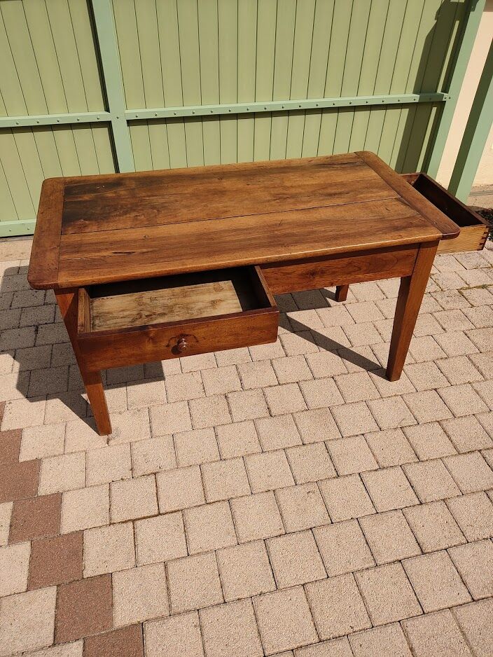 Farm table with drawers