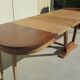Art Deco oval table, 4 extensions, up to 18 people