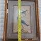 Golden table Blue birds Antique framed, Paris Gallery