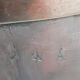 Old copper cauldron