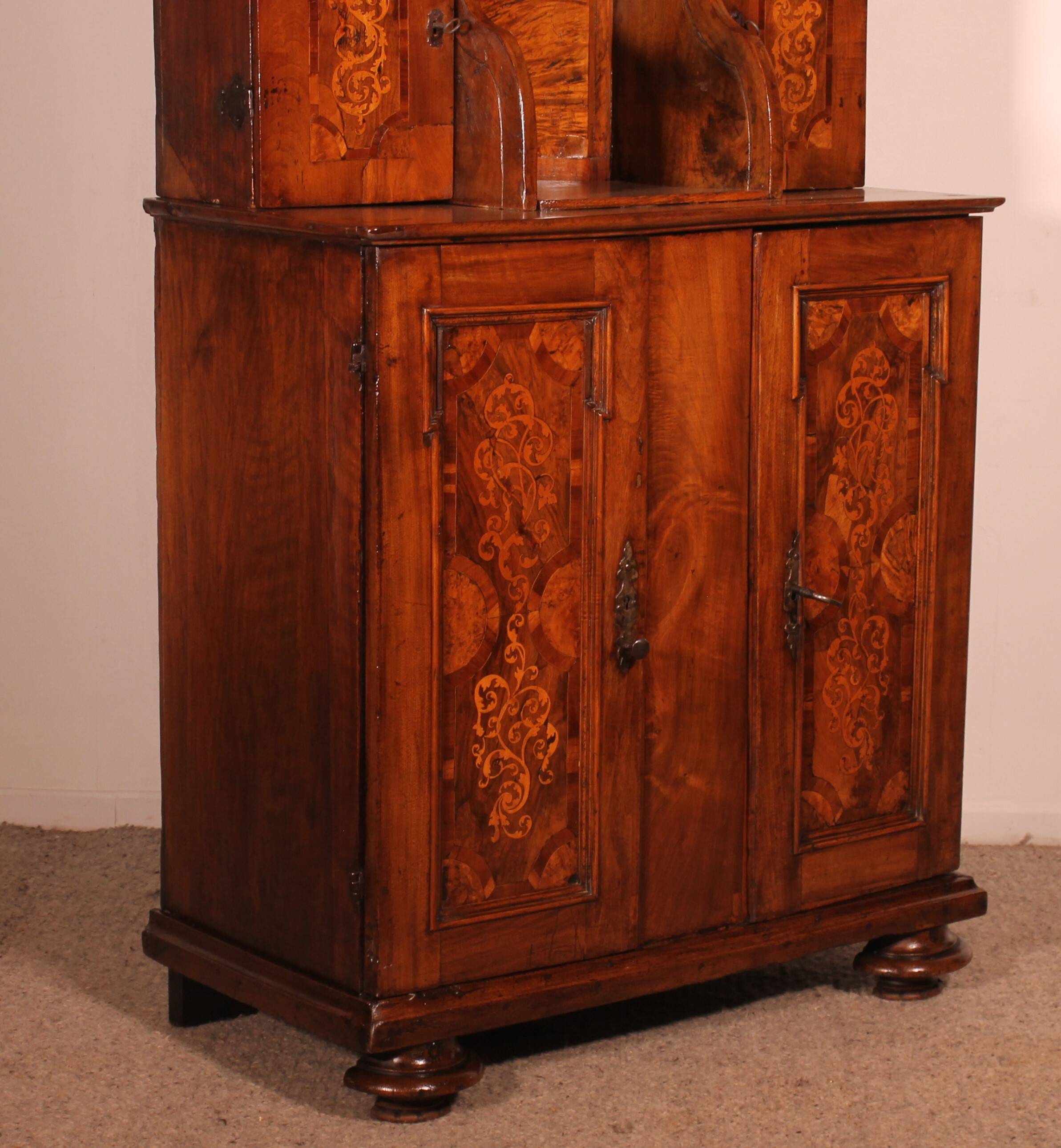 Buffet with 6 Doors in Walnut, dated 1639