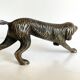 Vintage solid brass decorative dog