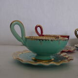 Series of 6 cups and colorful 60s cups