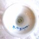 Mazagran en porcelaine de Limoges aux fleurs B.S Digne