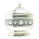 Sugar bowl, Eclecticism, silver-plated brass, WMF, Germany, 19th century