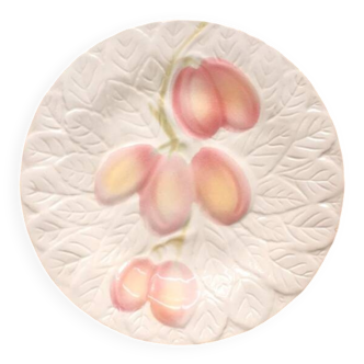 Salins Plum Barbotine Plate 19.5 cm