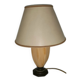 Louis Drimmer ceramic imitation vintage wood lamp