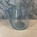 Large bubble glass mug