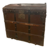 Old travel trunk