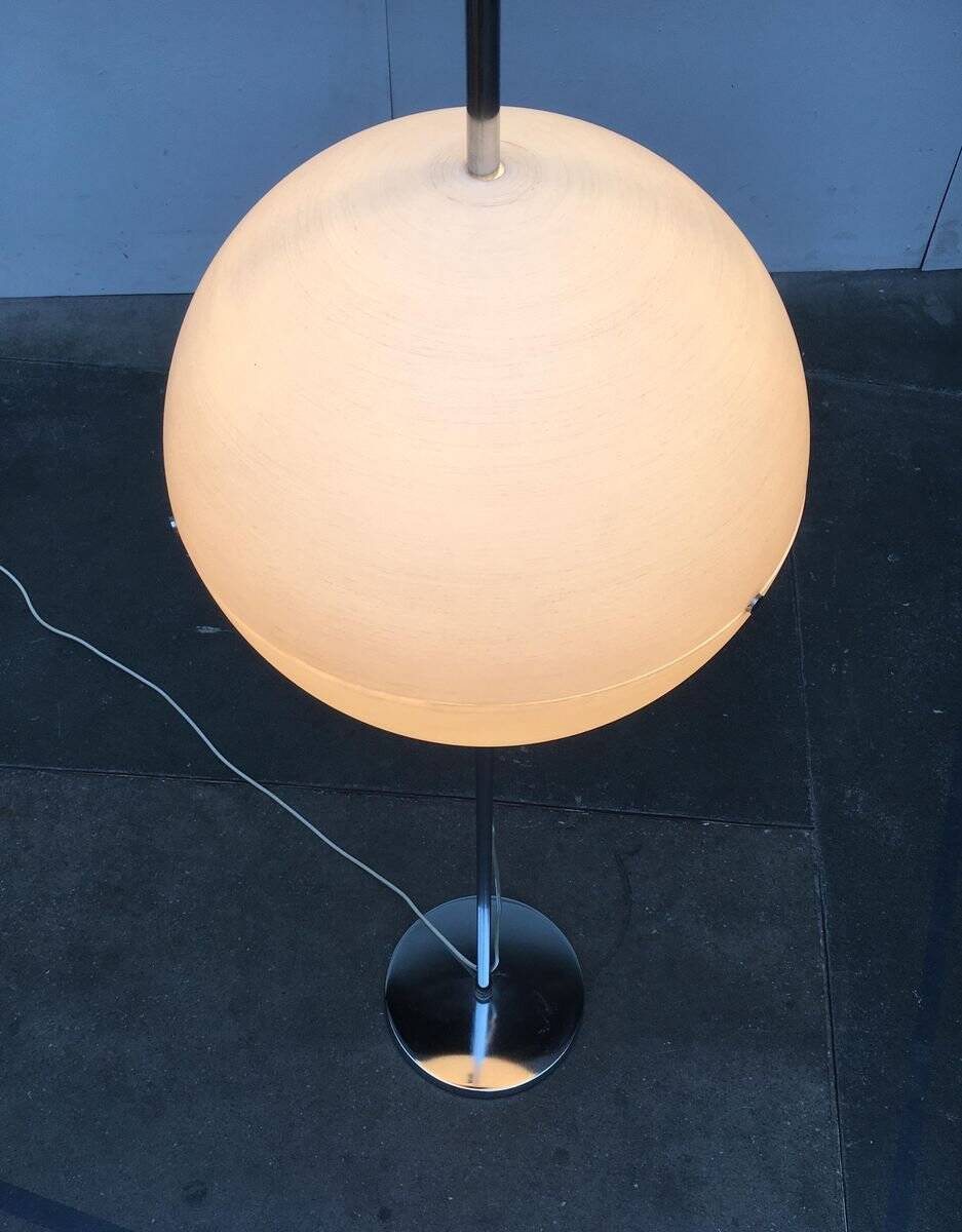 Globe floor lamp mid-century space age