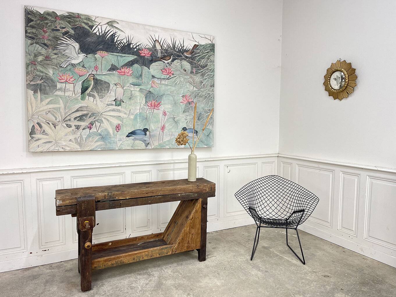 Diamond Chair by Harry Bertoia