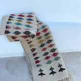 Berber corridor carpet in long wool