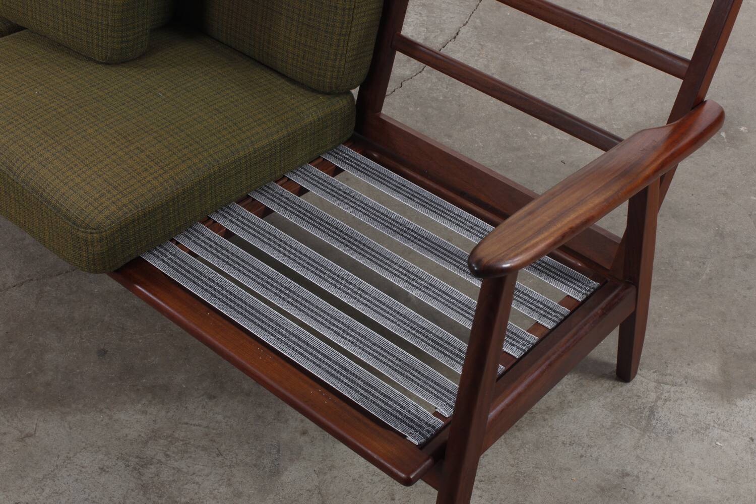 Vintage Teak 3er Sofa Danish Mid Century Design 50er 60er