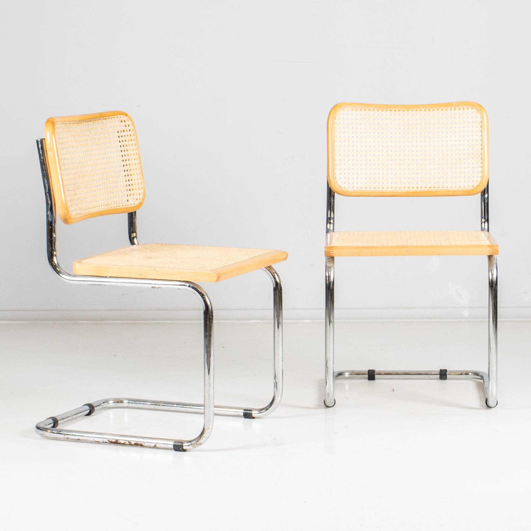 Chair a pair of cesca b32 attributed to breuer 1970 denmark