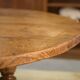 Table circulaire en chêne début 20ème