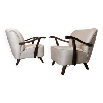 Mid-Century Armchairs, Set of 2