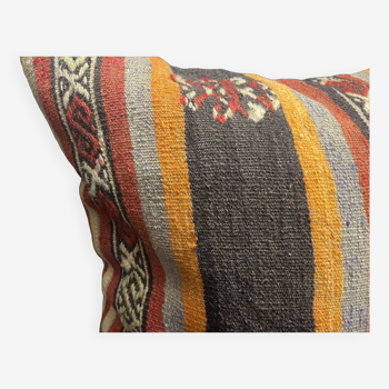 Hand woven vintage pillow cover