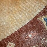 Tapis Vintage Khaden Tibétain en Laine, Années 1970, Épais et Élégant