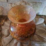 Jean Noël Bouillet vase lacquer on glass Mistigri Chapoutier