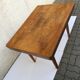 Vintage ziara pravenec halabala compact extendable dining table art deco 50s wood 115cm-170cm