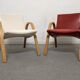 Pair of Bow Wood armchairs from the 50s/60s by Steiner