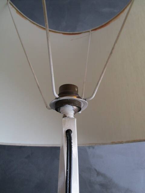 Vintage 60s wrought iron floor lamp