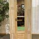 1950s English maple wardrobe