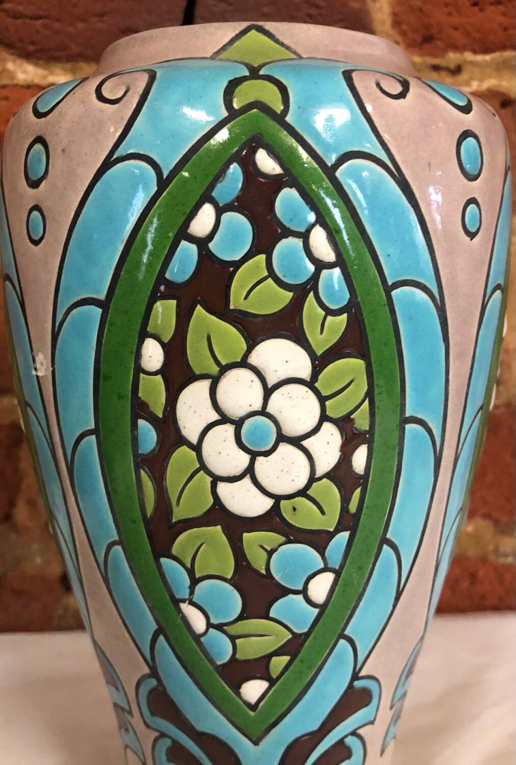 Onnaing Faience Vase