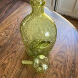 Biot carafe in blown glass