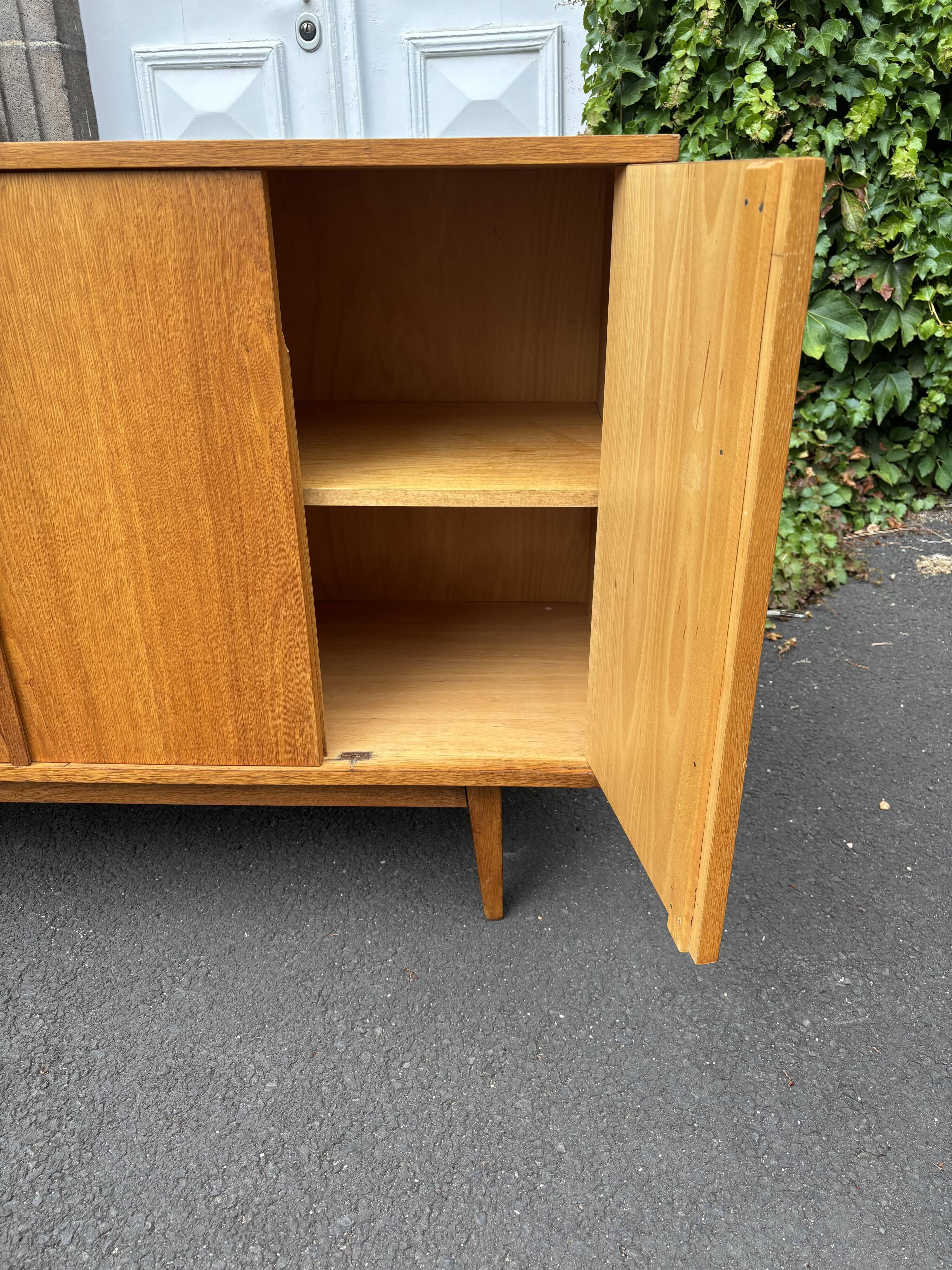 Teak enfilade buffet 1960 vintage