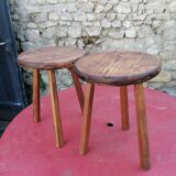 2 antique stools