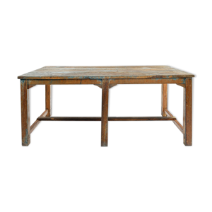 Table en bois patiné
