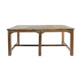 Skated wooden table