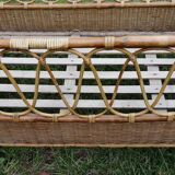 60s child rattan bed