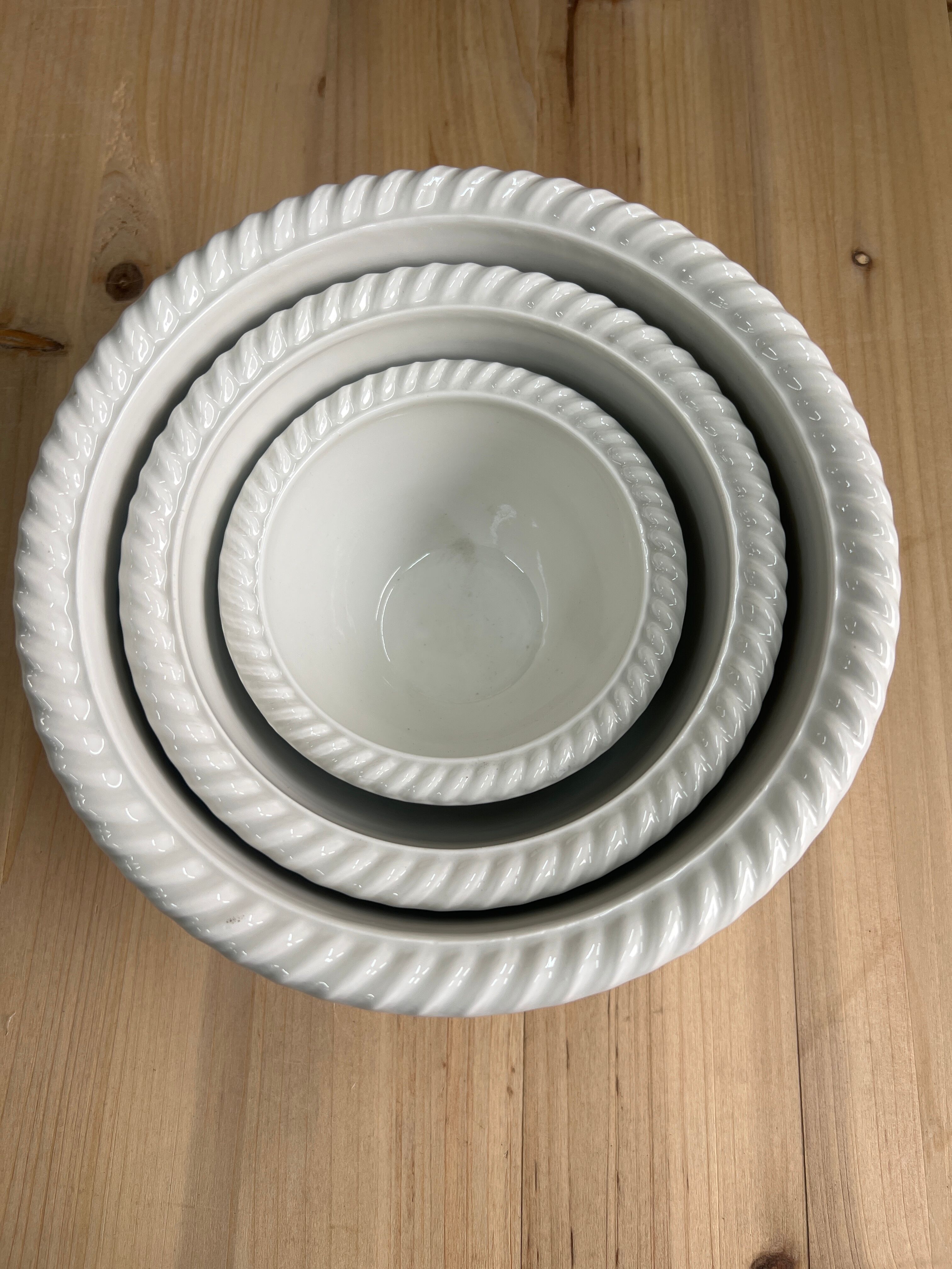 Set of 3 bowls Pillivuyt Countrystyle collection