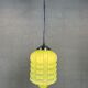 Art deco pendant lamp 'skyscraper' – green opaline