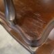 Set of 3 rustic nesting coffee tables in Louis XV style from 1950.