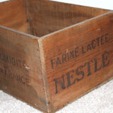 Nestlé wooden crate
