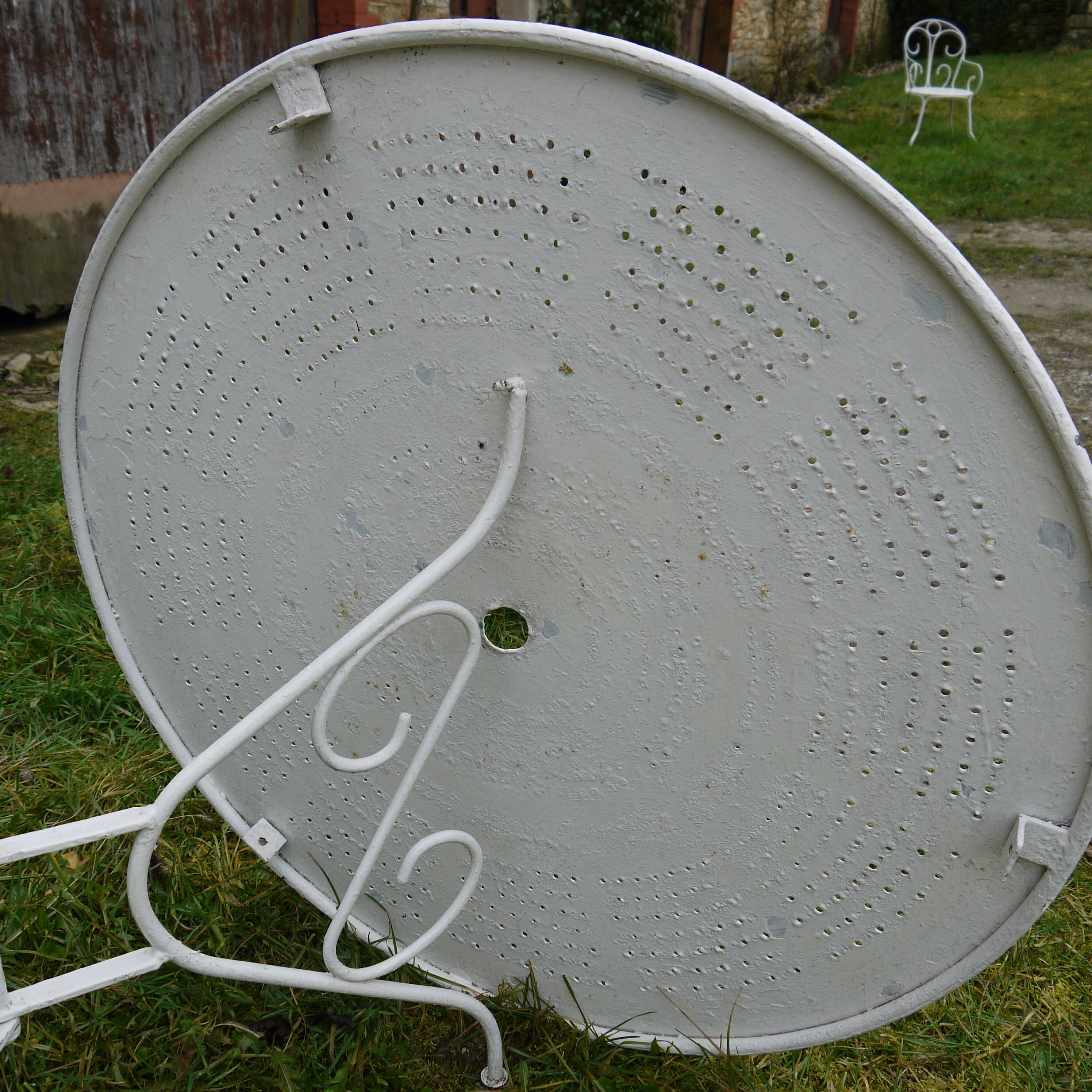 Wrought iron garden room