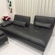 2 salon en cuir noir roche bobois scenario un trois place et une meridienne