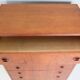 Mid-century modern Danish chest of seven drawers, tallboy in teak, 1960s