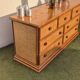 Vintage Enfilade Commode Maugrion Rattan - Roche Bobois