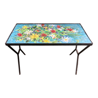 Ceramic tile coffee table