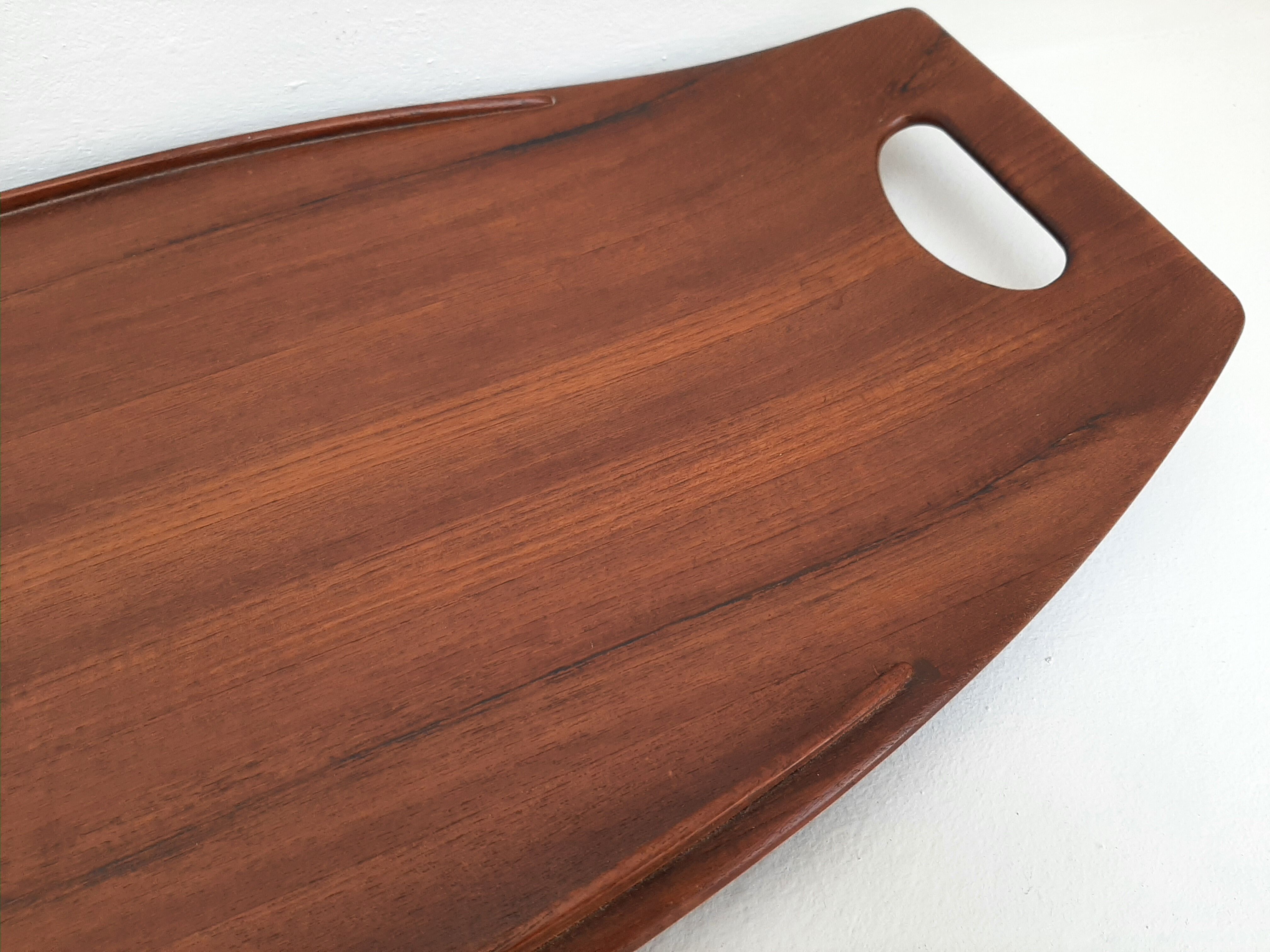 Danish vintage top for Dansk Design in teak 1950