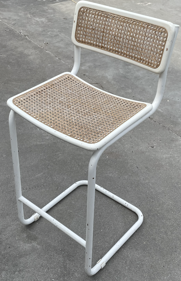 Vintage Cesca design bar stool 80's design Breuer
