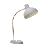 Lampe de bureau grise articulée, années 50