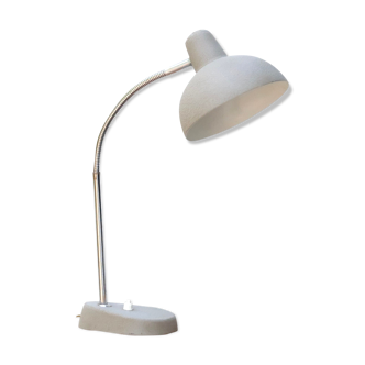 Lampe de bureau grise articulée, années 50